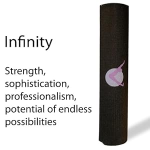 Aurorae Classic Yoga Mats - Ultra Thick, Extra Long with Rising Moon Focal point Icon, Illuminating Colors, Eco Safe, Free from Phthalates and Latex