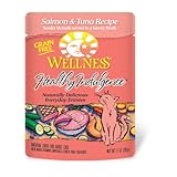 Wellness Healthy Indulgence Salmon and Tuna Recipe Cat Food (Pack of 24, 3-Ounce Pouches)
