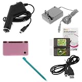 GTMax Rapid Car Charger + Flip Home Travel Charger + USB Data Cable + Pink Silicone Skin Soft Cover Case + 2pc LCD Screen Protector + Light Blue Stylus Pen for Nintendo DSi XL GTMax Rapid Car Charger + Flip Home Travel Charger + USB Data Cable + Pink Silicone Skin Soft Cover Case + 2pc LCD Screen Protector + Light Blue Stylus Pen for Nintendo DSi XL