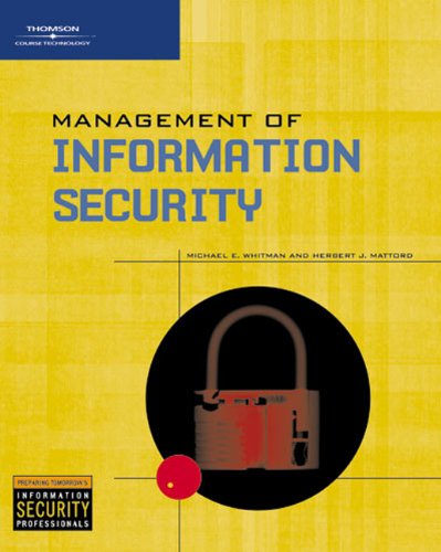 Management of Information Security 0619215151 pdf