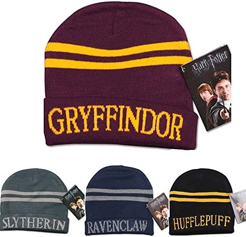 Jierly Harry Potter college hats Gryffindor cap Slytherin beanies Ravenclaw skullies winter hat Green
