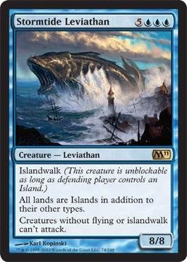 Magic: the Gathering - Stormtide Leviathan - Magic 2011 - Foil