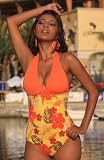 Ujena Catalina Citrus 1-PC Swimsuit