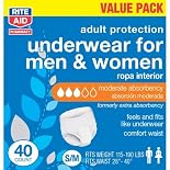 Rite Aid Protective Underwear for Men and Women, Small / Medium 40 ct.