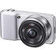 Sony Alpha NEX-3 Compact Interchangeable Lens Digital Camera w/16mm Lens (Silver)- 14.2 Mpix