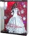 Barbie Collector Series Celebrating 20 Years of Holidays 12 Inch Doll - Holiday Barbie 2008 with White Evening Gown, Chandelier Earrings, Shoes and Display Stand (African American Version - L9644)