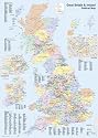GB eye Ltd, UK Map, Political, Maxi Poster, (61x91.5cm) GN0147