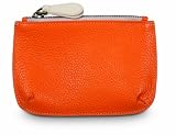 Citta Design Leather Coin Purse in Gift Box, Saffron