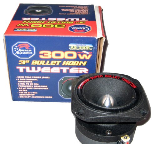 American 300w 3 Bullet Horn Tweeter AS-3408