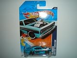 2011 Hot Wheels HW Performance Plymouth Duster Thruster Blue on 2 Car Bands Included Card #134/244