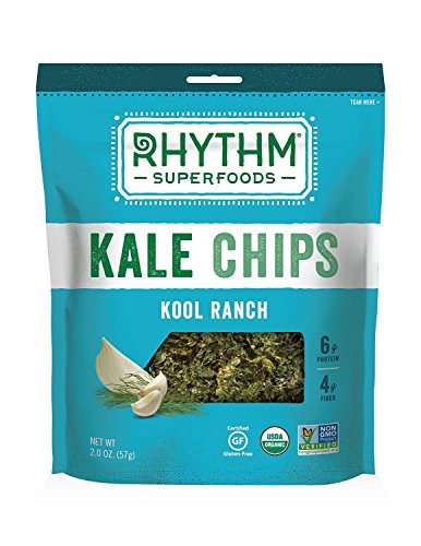 Rhythm Superfoods Kool Ranch Kale Chips, 2-Ounce (Pack of 4)