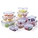 Elaine'Store Plastic Airtight Food Container (Set of 12)