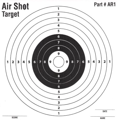 100 Pack - Air Shot Paper Targets - 5.5 By 5.5 - Fits Gamo Cone Traps - Part # AR1 (100 Pack AR1)