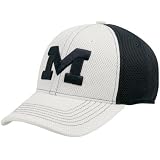 Top of the World Michigan Wolverines Navy and White Two Tone Elite Fitted Hat