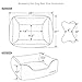 Blueberry Pet Fully Removable Washable Dog Bed, Heavy Duty Pet Bed w/Durable YKK Zippers, 25