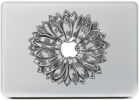 Petals Pattern Removable Vinyl Decal Sticker Skin for Apple Macbook Pro Air Mac 13" inch
