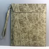 Grey / PU Leather Case for Apple iPad 2 with a strap + Free Screen Protector (4019-1)