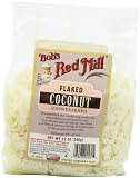 Bobs Red Mill Flaked Coconut Unsweetened,  4 - 12-Ounce Bags