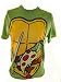 Search : Teenage Mutant Ninja Turtles Mens T-Shirt -TMNT Uniform Front Print Image of Rafael on Turtle Green