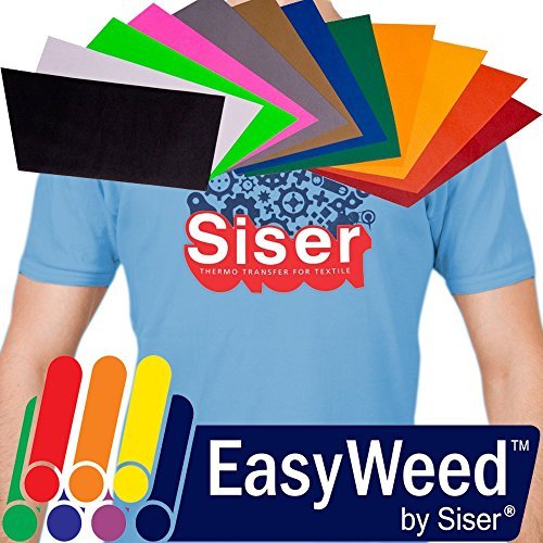 SISER-EasyWeed-Heat-Transfer-Vinyl-12-x-15-12-Color-Starter-BUNDLE