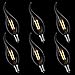 LIGHTSTORY CA11 1.8W LED Candelabra Bulb 25W Equivalent, E12 Base, 2700K, Non-dimmable, 6-Pack