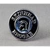 Metal Enamel Pin Badge Skinhead Reggae Ska Trojan in Silver Black