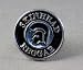 Metal Enamel Pin Badge Skinhead Reggae Ska Trojan in Silver Black