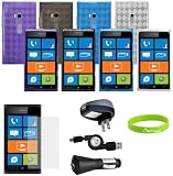 CrazyOnDigital Cases Charger Screen Protector For AT&T Nokia Lumia 900 (9-item)