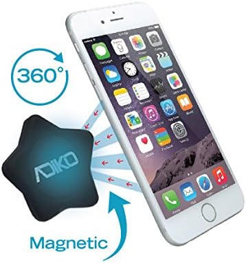 Magnetic Car Vent Mount Phone Holder for Iphone 6s/6s Plus/6/ 6 Plus/5/5s/5c, Samsung Galaxy S6 / S5/ S4 / Note 5/4, Lg G4/g3, Google Nexus, Any Smartphone or GPS By Adiko