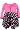 Rare Editions Girls Fall Winter Pink Cardigan Polka Dot Dress-12 Months