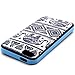 5S Case, iPhone 5S Case, Gift_Source [Elephants Pattern]Soft Silicone Bumper With Hard Plastic Back Cover Hybrid Impact Shockproof Case Cover for Apple iPhone 5 / 5S