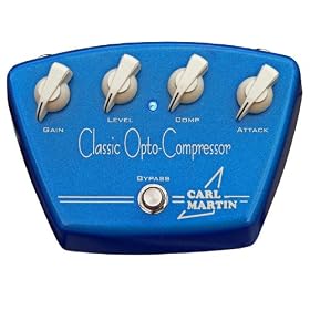 Carl Martin Classic Opto-Comp Compressor Guitar Effects Pedal Gain Level Comp Attack Control by Carl Martin