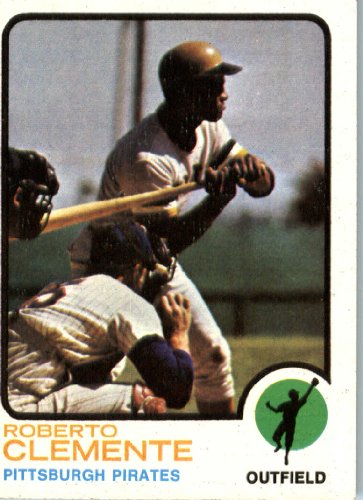 1973 Topps # 50 Roberto Clemente Pittsburgh Pirates Baseball Card - In a protective screwdown case!