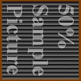 iPad: WALLPAPER 002 "PULL DOWN BLIND" Background of HOME & LOCK Page - Picture Image for Apple iPad Wall Paper (WP 002) - TKP 0137 -