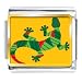 Pugster Creative Lizard Animal Photo Italian Charms Bracelet Link picture
