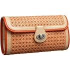 SONDRA ROBERTS NEW YORK Los Cabos Cane Clutch