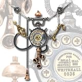 Bell-Telegraph Candlestick Aigleterre Gothic Steampunk Necklace