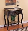 Masterpiece Console With Beveled Glass Inset Top By Powell Furniture