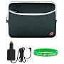 Dell Inspiron Mini 10 Inch 10.1 Inch Notebook Sleeve Case and Car Charger