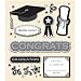 KandCompany Graduation Sticker Medley, 10-Piece