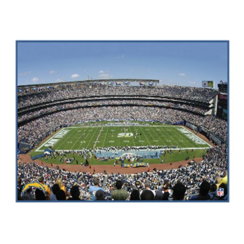 NFL San Diego Chargers Stadium 22x28 Canvas Art