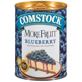 Comstock More Fruit Blueberry Pie Filling, 21 oz