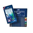 A.W. Faber-Castell Tin of 12 Colored Aquarelle Pencils