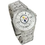NFL Fossil Pittsburgh Steelers New 3 Hand Team Logo Stainless Steel Analog Watch