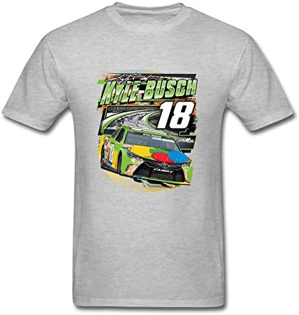 SQPDEM Men's Kyle Busch Stock Car Auto Racing Print T Shirts