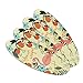 You are Unique Flowers Flamingo Double-Sided Oval Nail File Emery Board Set 4 Pack