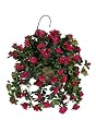 Artificial Beauty Azalea Hanging Basket