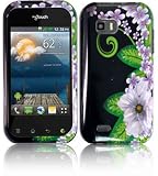 Green Flower Hard Case Cover for LG Mytouch Q LG Maxx Qwerty C800