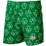 Anaheim Ducks Kelly Green Limerick Boxer Shorts (Large)