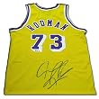 Dennis Rodman Signed Authentic Nike Los Angeles Lakers Jersey --Gold - Authentic Autographed
